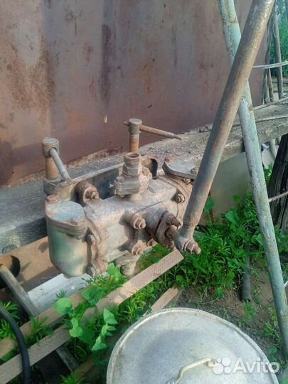 Чугунная кровать СССР Перила. Насос