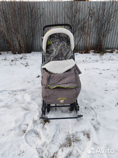 Коляска санки