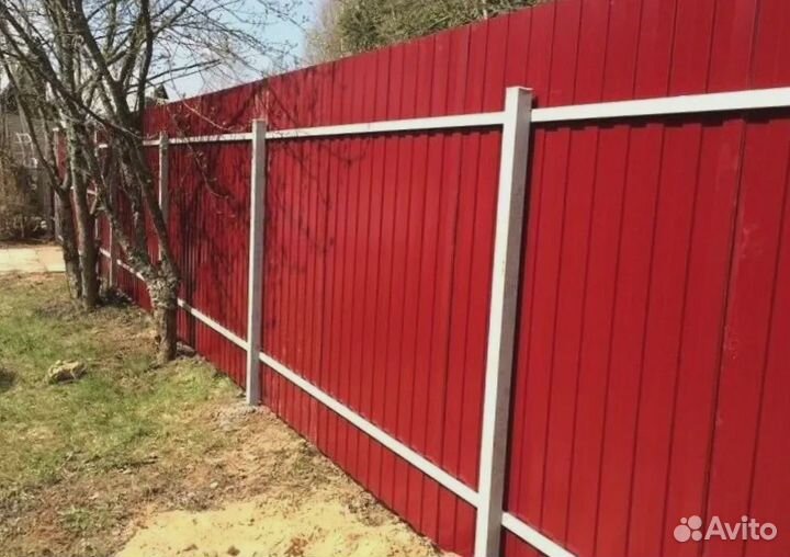 Забор из профнастила