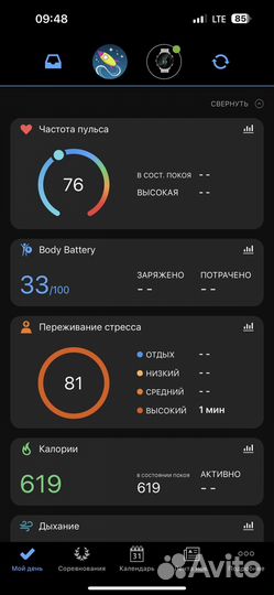 Умные часы Garmin forerunner 55