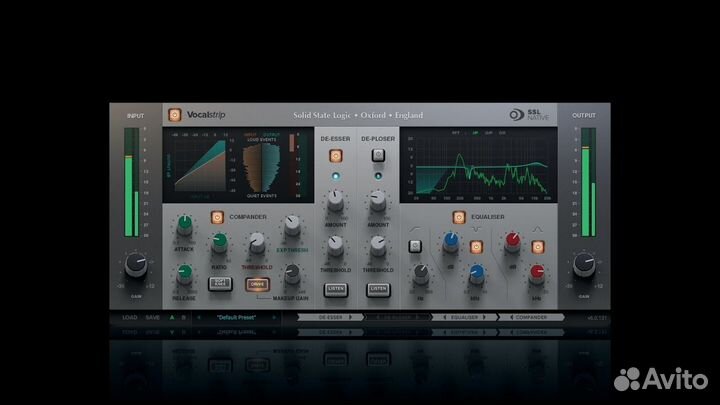 Пакет плагинов SSL: Channel Strip, Bus Compressor