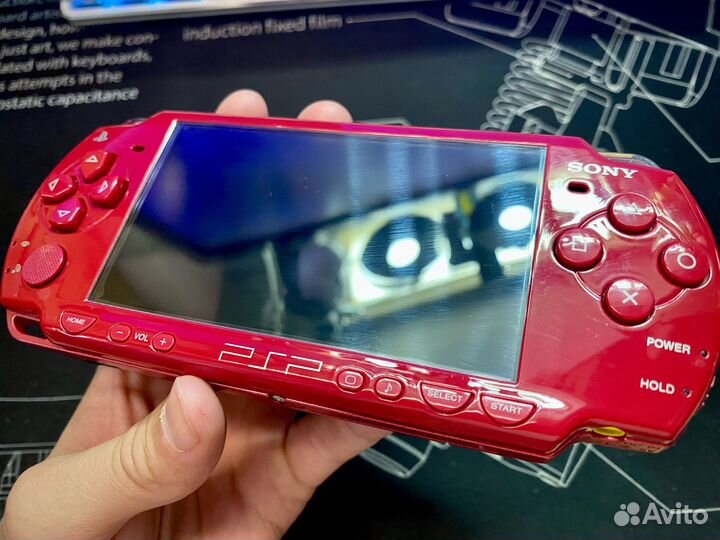 PSP slim 2001 God of War Limited Edition в идеале