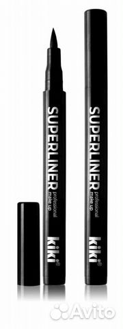 Подводка для глаз Superliner черная фломастер Kiki