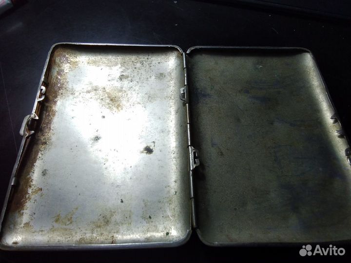 Портсигар агитация ссср. Солдат