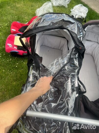 Коляска для двойни 3 в 1