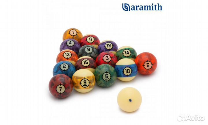 Шары Aramith Camouflage Pool 57,2мм