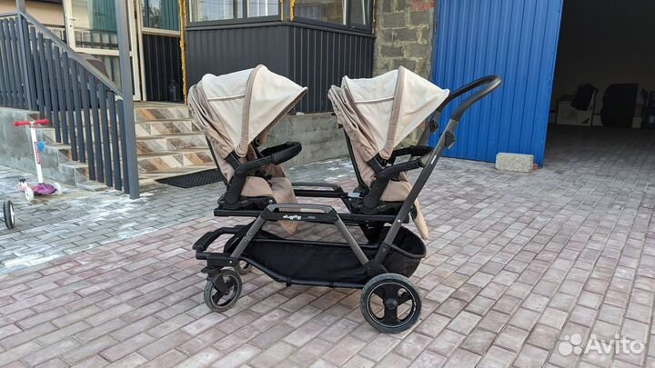 Коляска для двойни Peg Perego 3 в 1