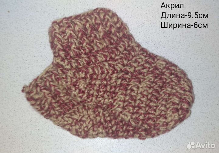 Носочки для новорожденных ручной работы