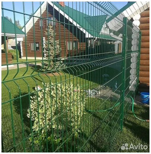 Забор из 3D панелей