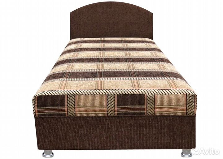 Кровать 2 без ящика (коричневый мегабосс). В налич