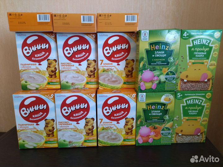 Детские каши безмолочные