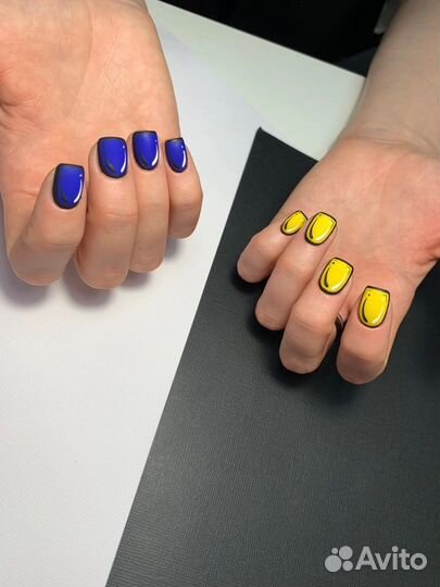 Маникюр гель лак Педикюр гель лак