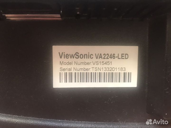 Монитор viewsonic 22