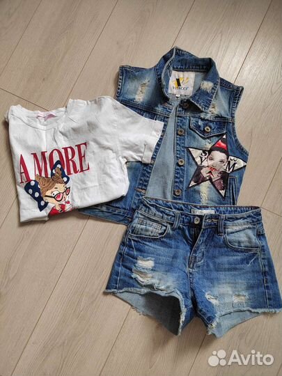 Джинсовый комплект