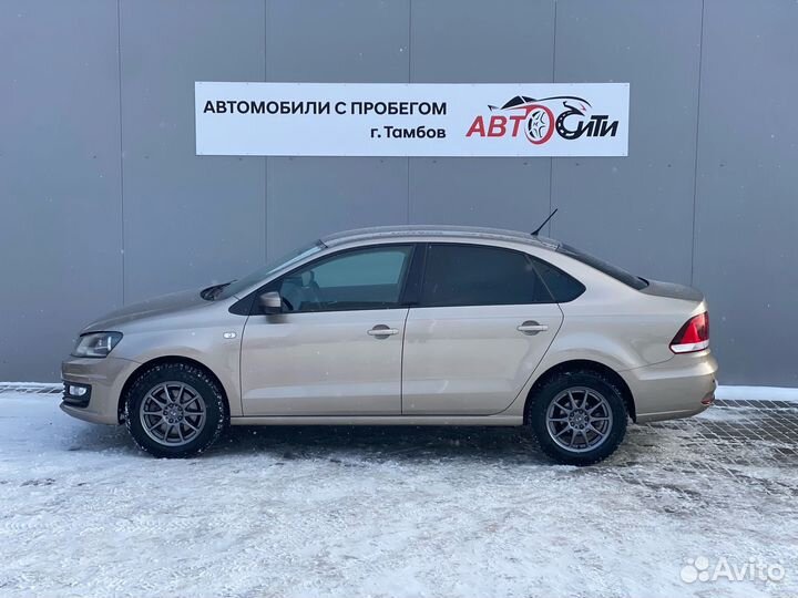 Volkswagen Polo 1.6 AT, 2015, 131 000 км