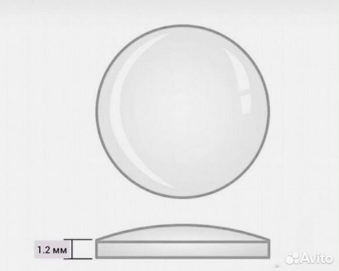 Стекло для часов, линза 26 мм