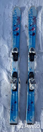 Горные лыжи детские 130 + ботинки + палки