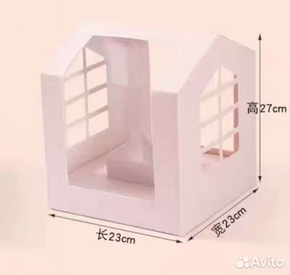 Коробка для цветов складная