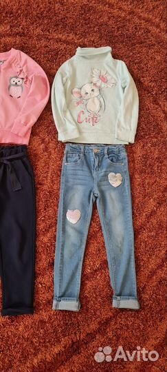 Вещи пакетом на девочку размер 98-104