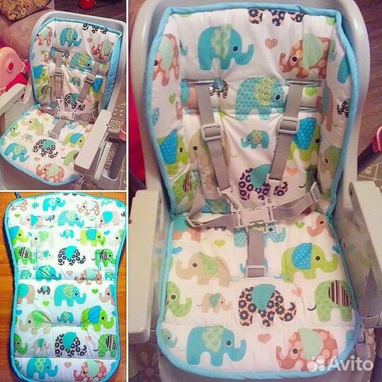 Мягкие хлопковые матрасики для коляски