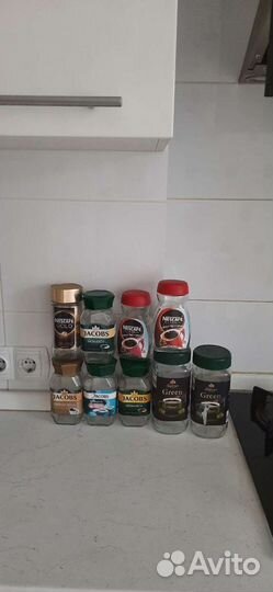 Банки стекло из под кофе Бесплатно