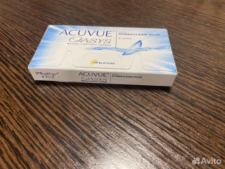 Линзы acuvue oasys with hydraclear plus, 6