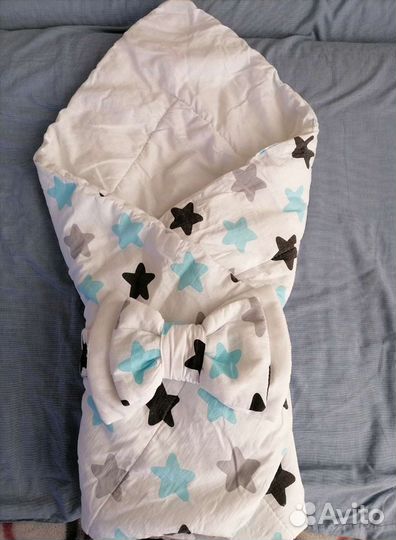 Конверт на выписку для мальчика осень