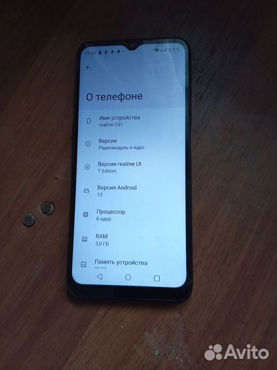realme C31, 3/32 ГБ
