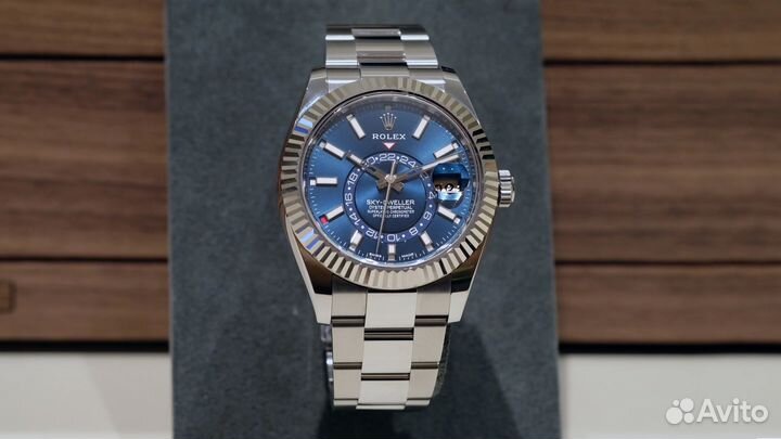 Rolex Sky-Dweller 42 mm Blue Dial White Gold