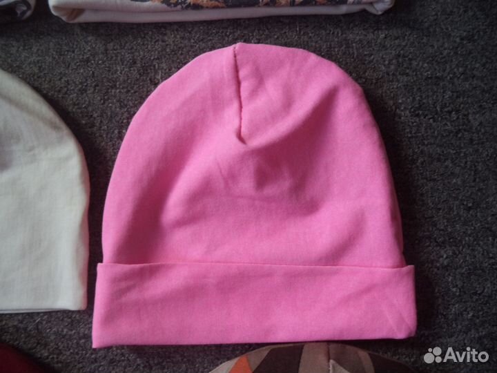 Шапочки бини трикотаж хлопок