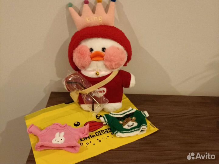 Игрушка Уточка в очках lalafanfan