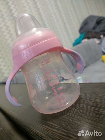 Детская бутылочка и поильник