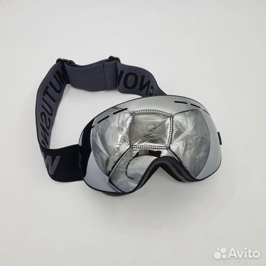 Очки горнолыжные, сноуборд, Зеркальные