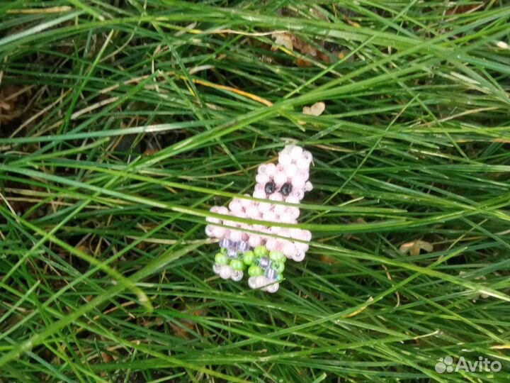 Набор трёх фигурок Спанч боб бисер