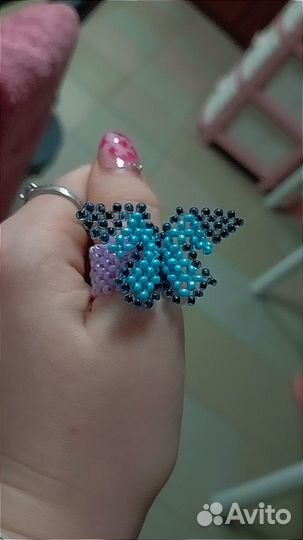 Изделие из бисера. Кольцо 