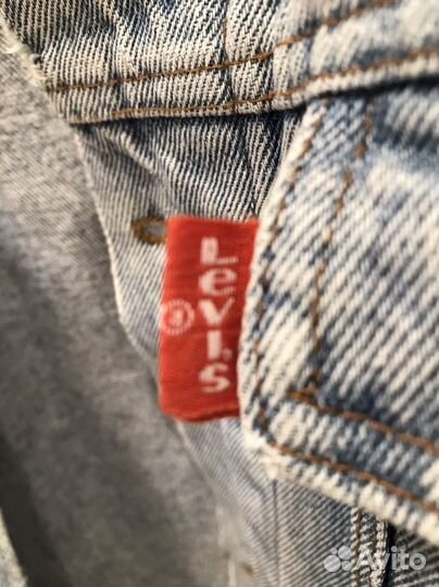 Джинсовая куртка levis винтаж