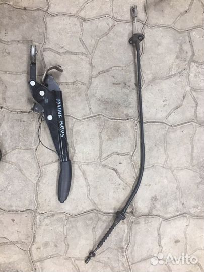 Ручной стояночный тормоз (трос ручника) Daewoo Mat