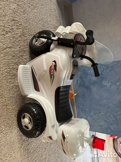Мотороллер детский на акб батарее