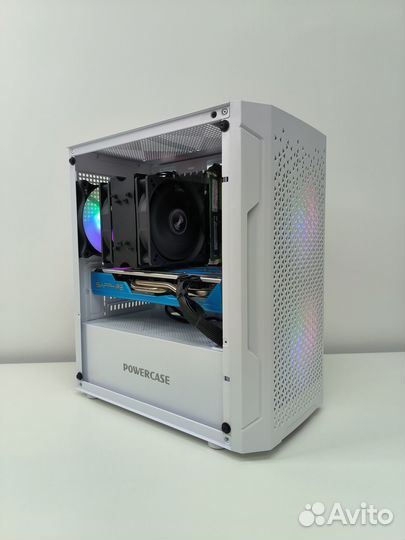 Игровой пк компьютер intel E5 2689 + RX 590