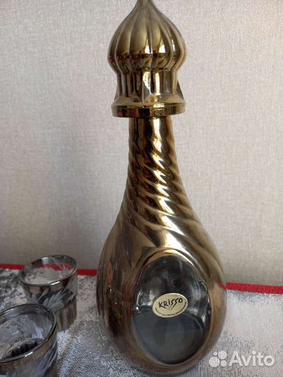 Графин и стопки стекло