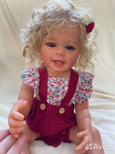 Кукла реборн силиконовая, можно купать