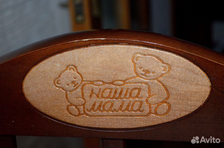 Кроватка детская, кокосовый матрац, наматрасник