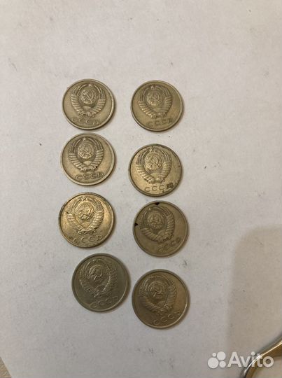 Монеты СССР 1 копейка 2 копейки