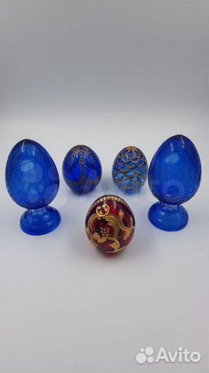 Пасхальное яйцо Цветной хрусталь