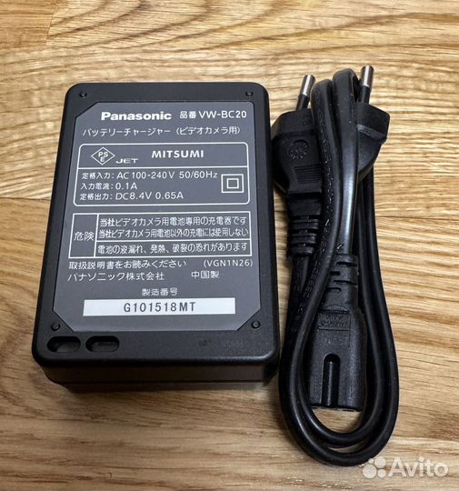 Зарядное устройство Panasonic VW-BC20 vвn260