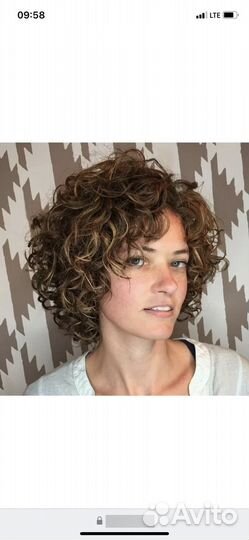 Химическая завивка Волос Стрижка