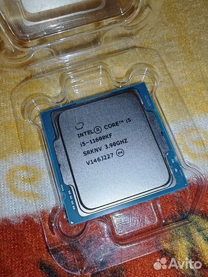 Процессор intel core i5-11600KF + термопаста