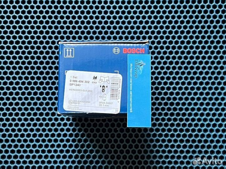 Комплект тормозных колодок bosch MB GLK