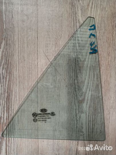 Форточка стекло двери Kia picanto 2 Прав