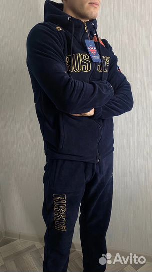 Спортивный костюм на флисе мужской